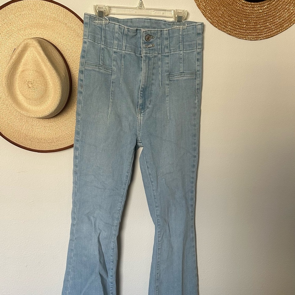 We The Free high rise flare Jeans